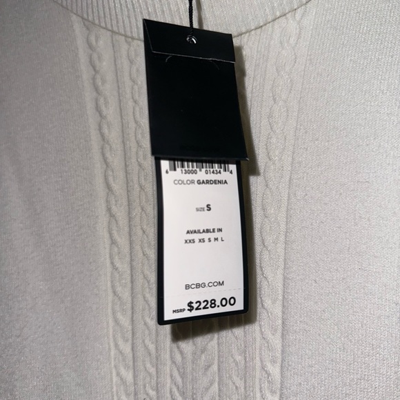 BCBG MaxAzria Laylah dress, White Gardenia Color, Size S - Small, New with tags - Picture 8 of 8